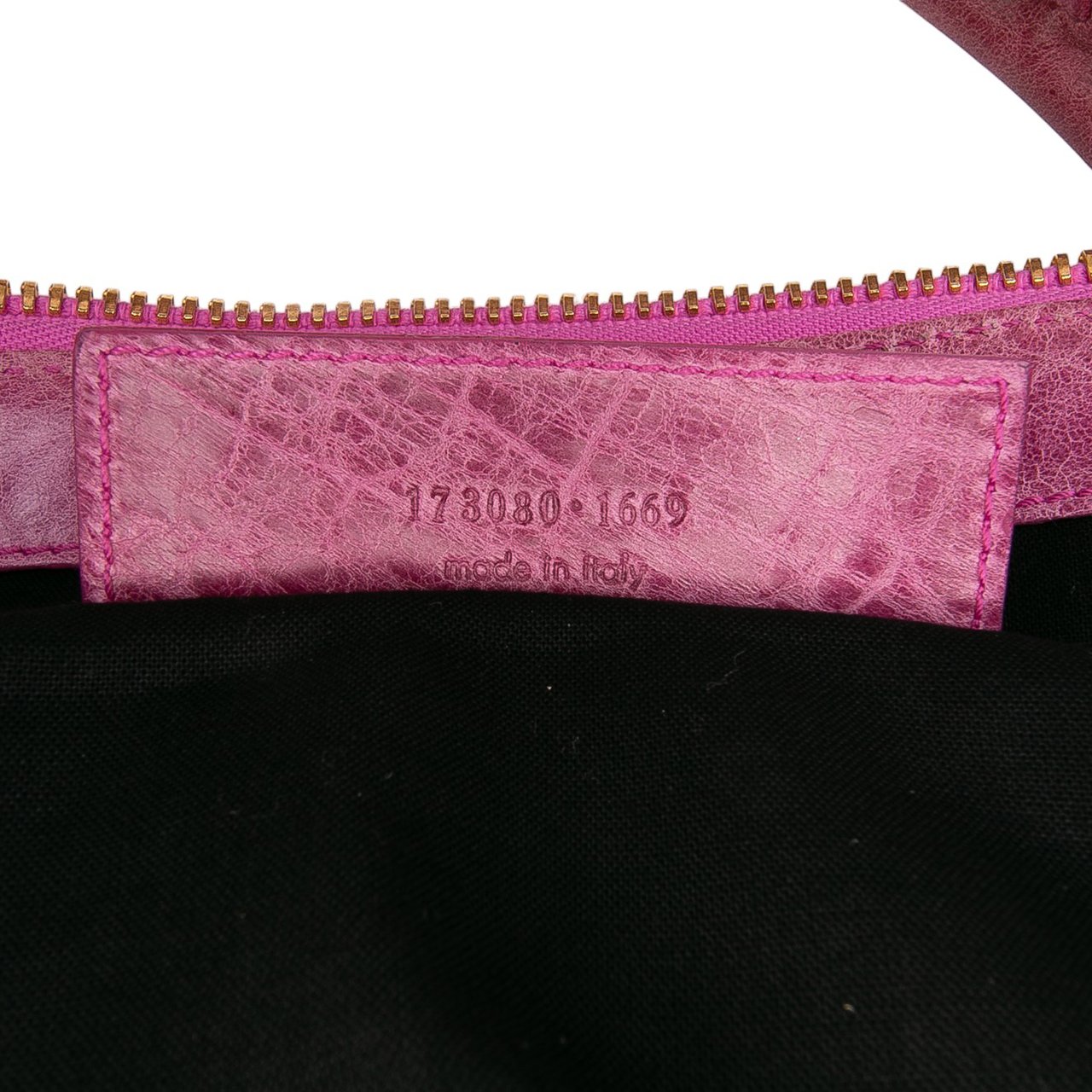 Balenciaga Lambskin Motocross Giant 21 Work Satchel Roze