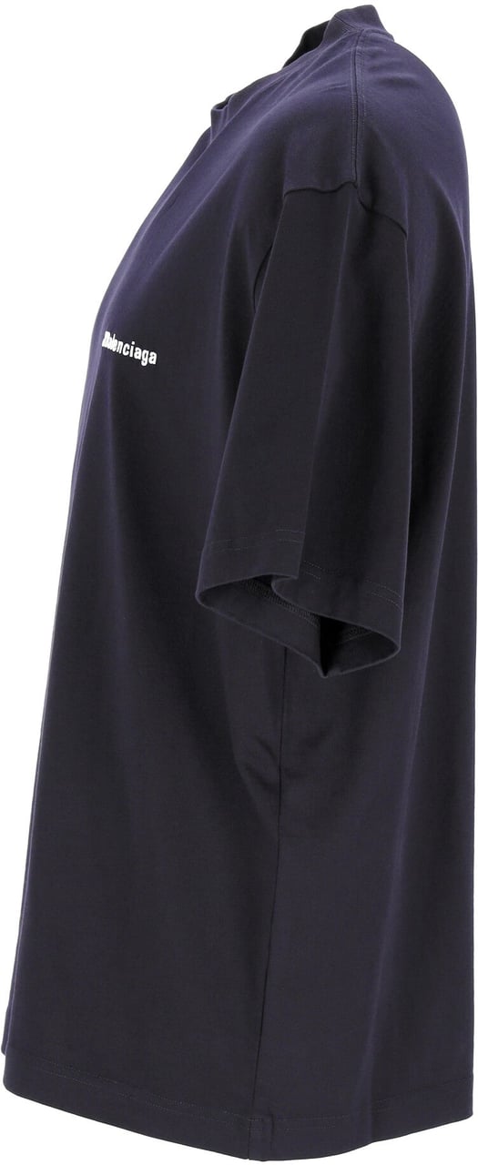 Balenciaga Bb Corp T-Shirt Zwart