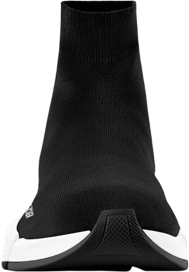 Balenciaga Sneakers Speed 2.0 in nero Con Suola Bicolore Zwart