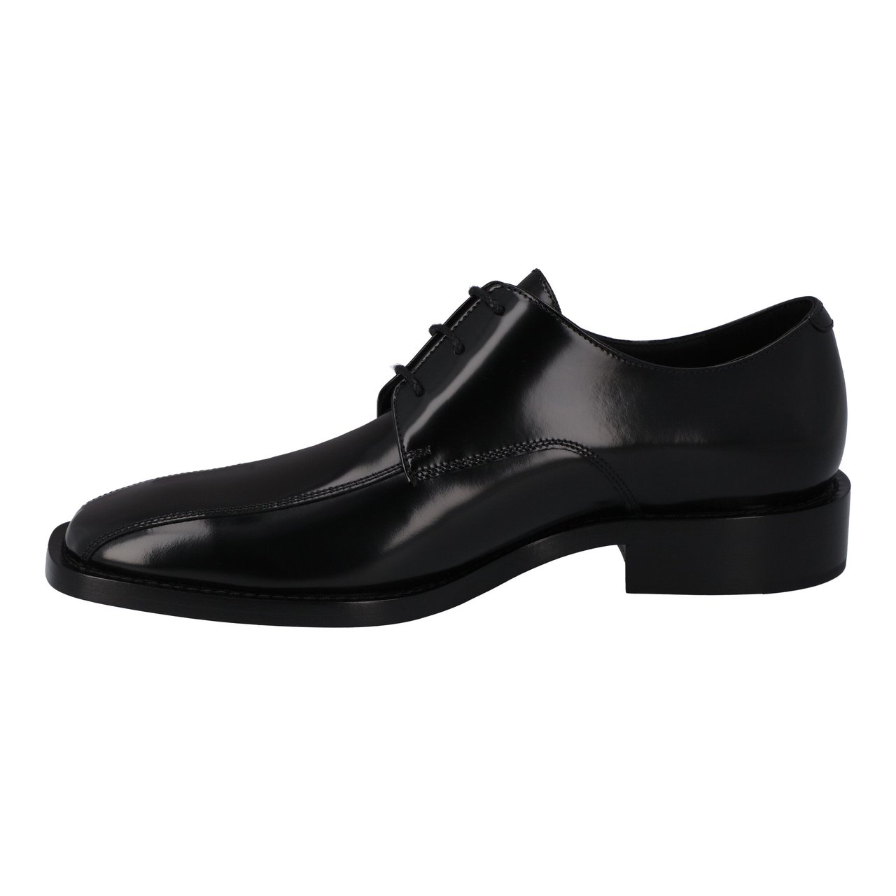 Balenciaga Rim Hi-Shine Derby Shoes Black Zwart