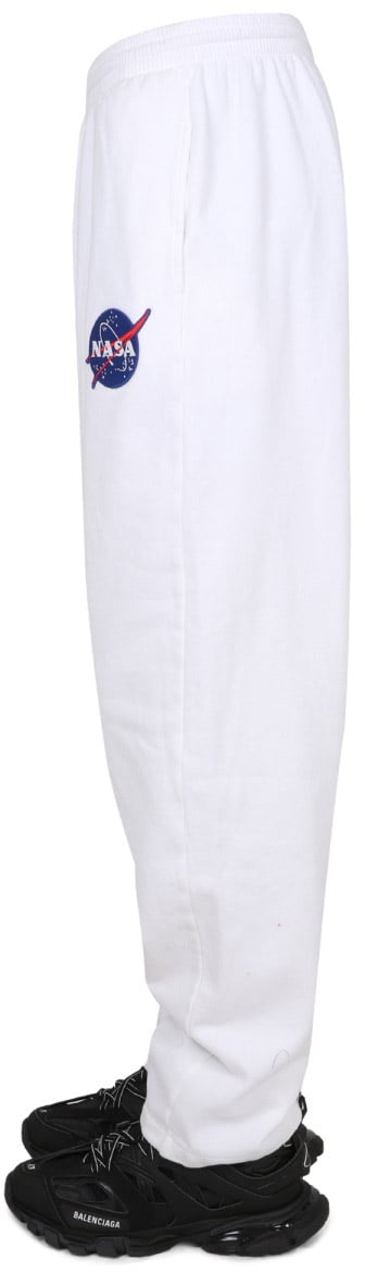 Balenciaga Jogger Pants with Patch Details and Elastic Waistband Wit