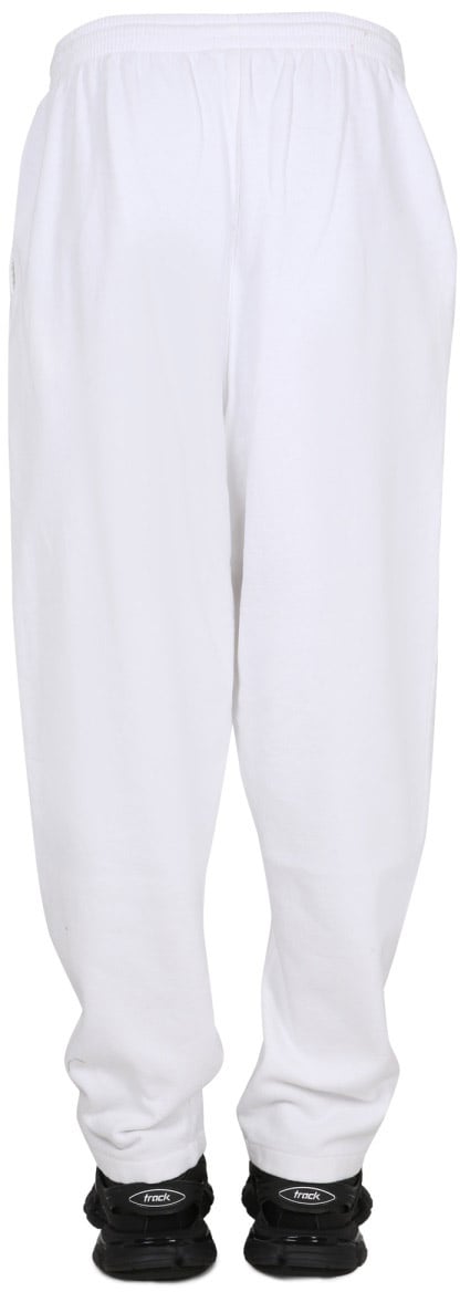 Balenciaga Jogger Pants with Patch Details and Elastic Waistband Wit