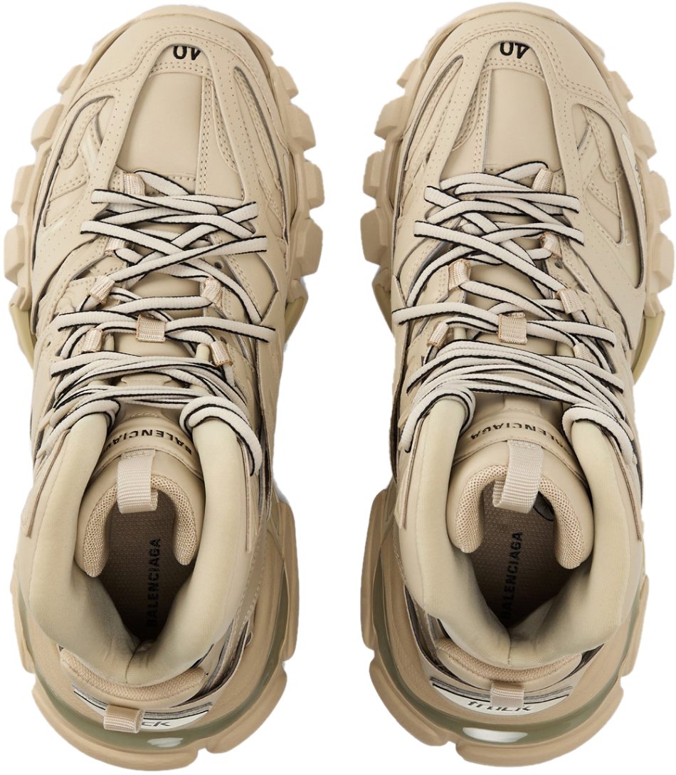 Balenciaga Track Hike High-top Sneakers Beige