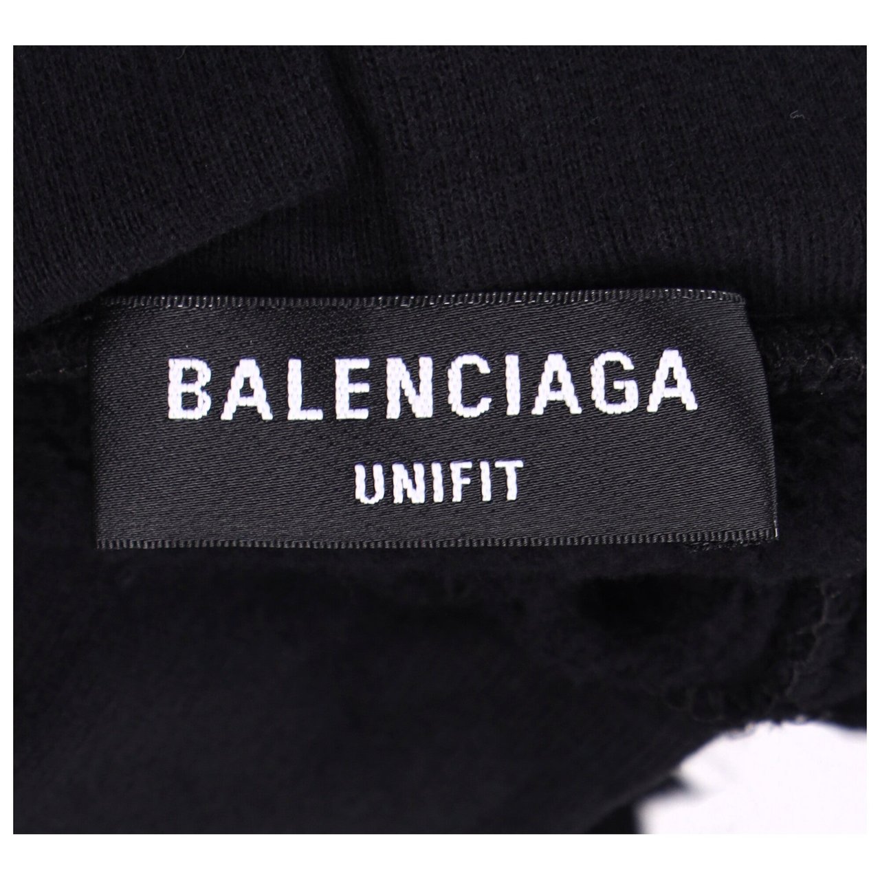 Balenciaga Black Free No Rib Hoodie Zwart