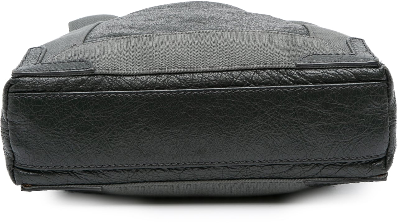 Balenciaga Leather Navy Cabas Satchel XS Zwart