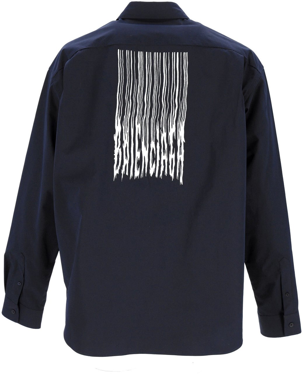 Balenciaga Barcode Logo Shirt Zwart