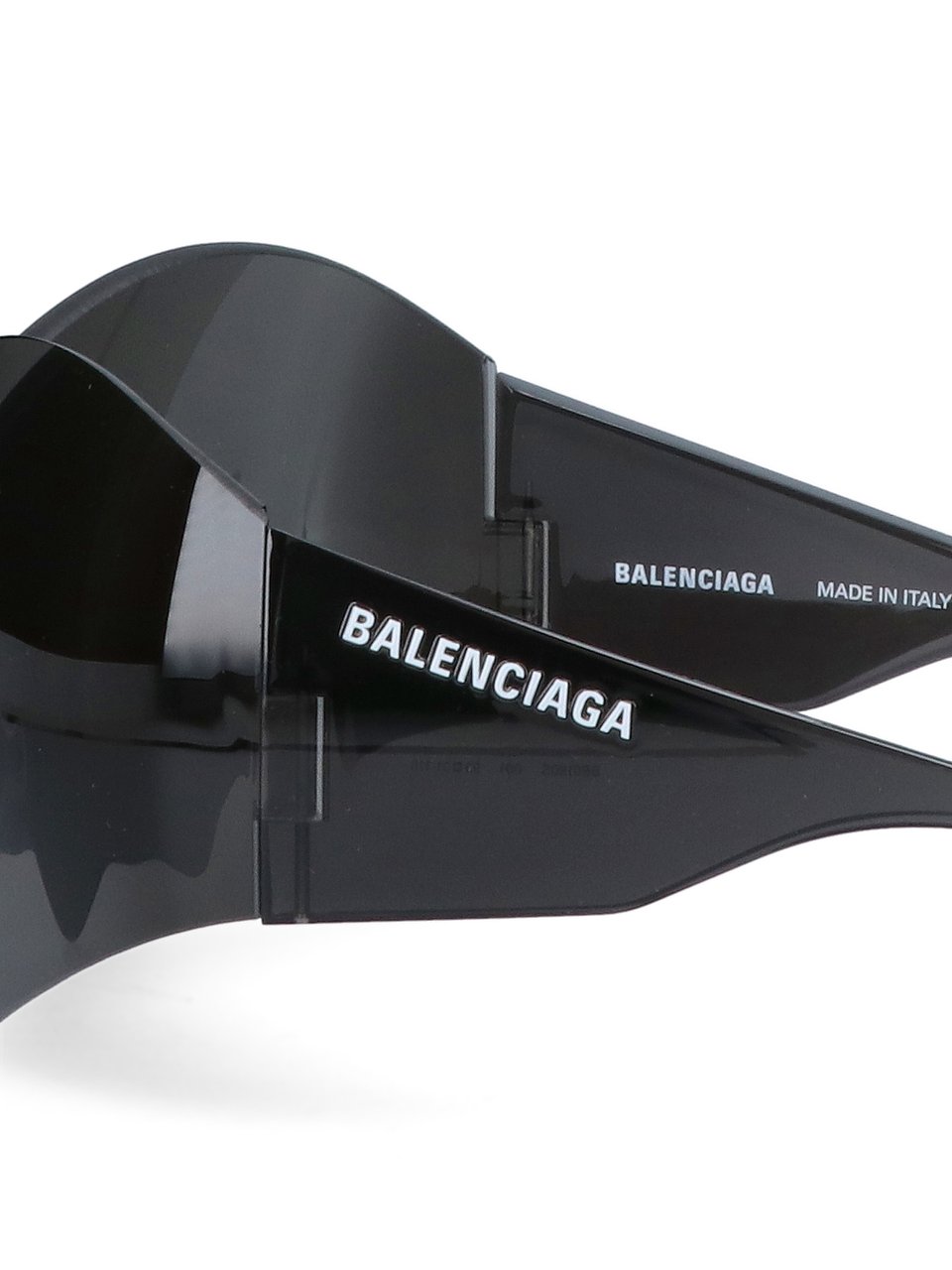 Balenciaga Black Mask Butterfly Sunglasses Zwart