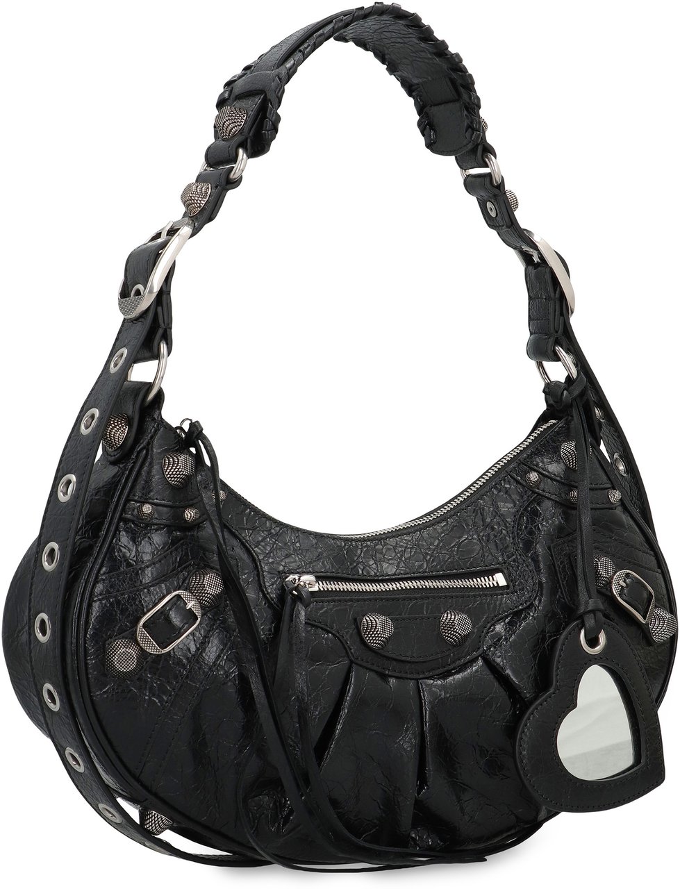 Balenciaga Shoulder Bag Le Cagole XS in leather Zwart