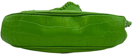 Balenciaga Balenciaga Cagole XS - Lime Green Croc Groen