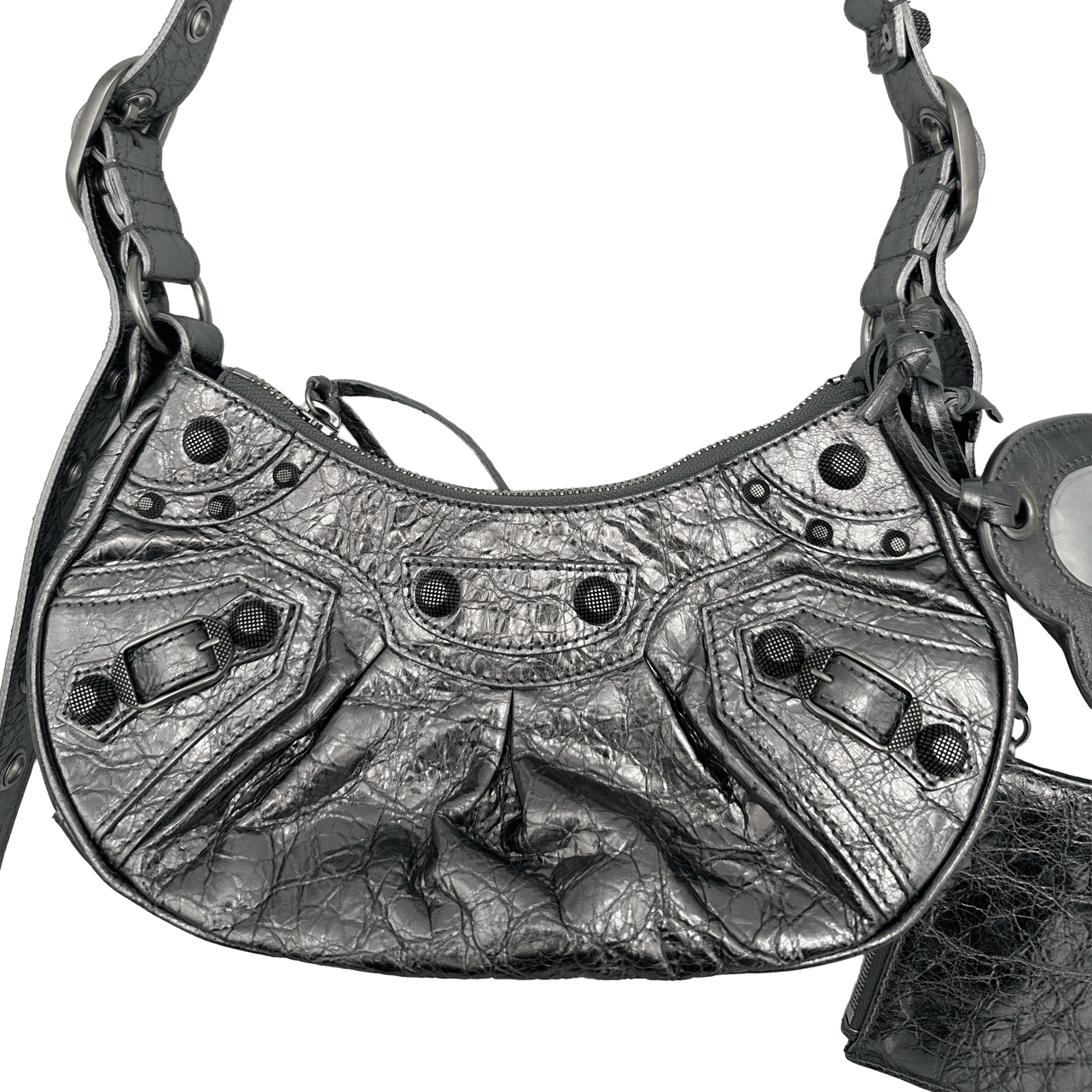 Balenciaga Balenciaga Cagole XS - Silver Zilver