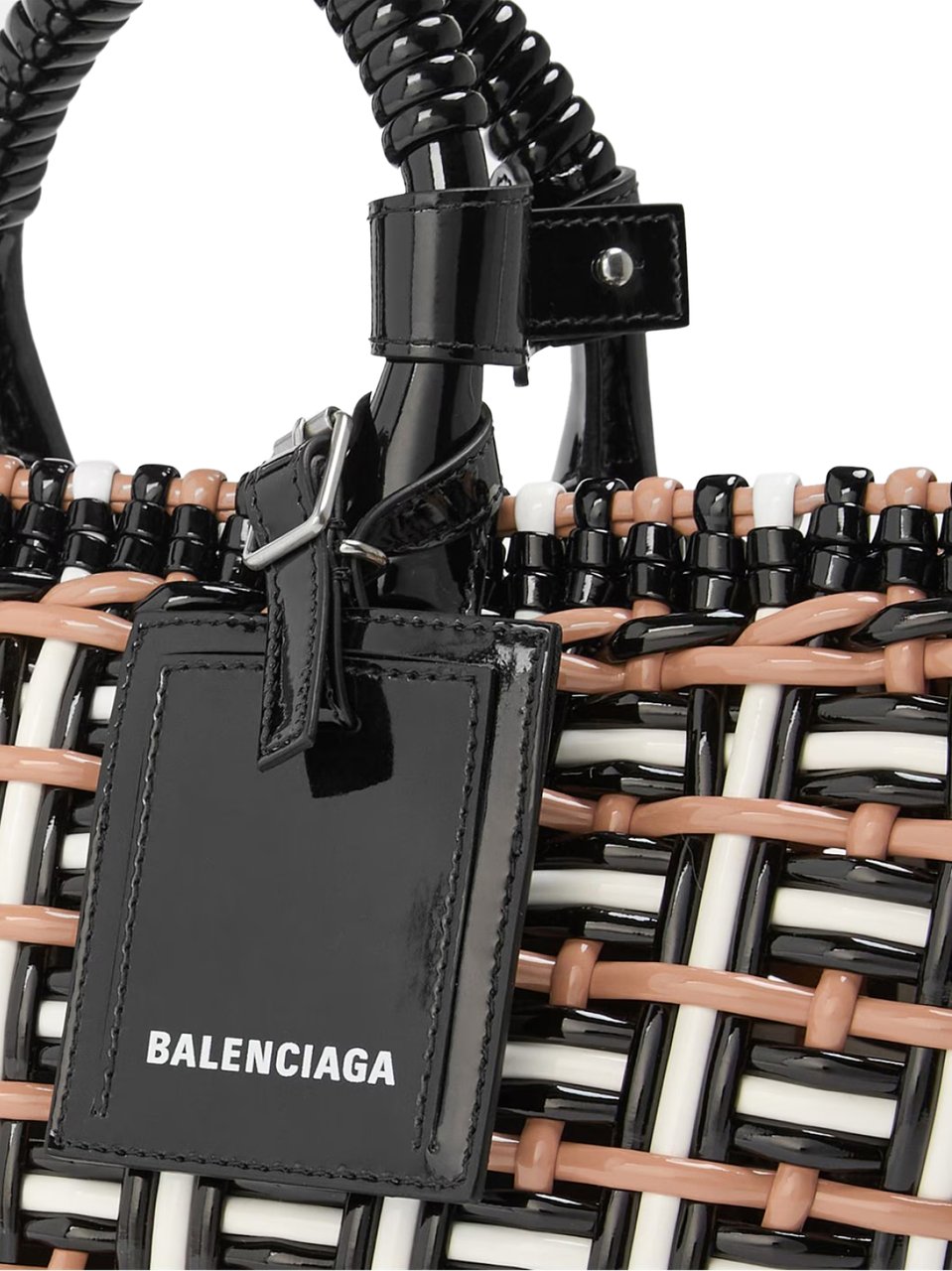 Balenciaga Bistro Basket Braided Tote Bag Divers