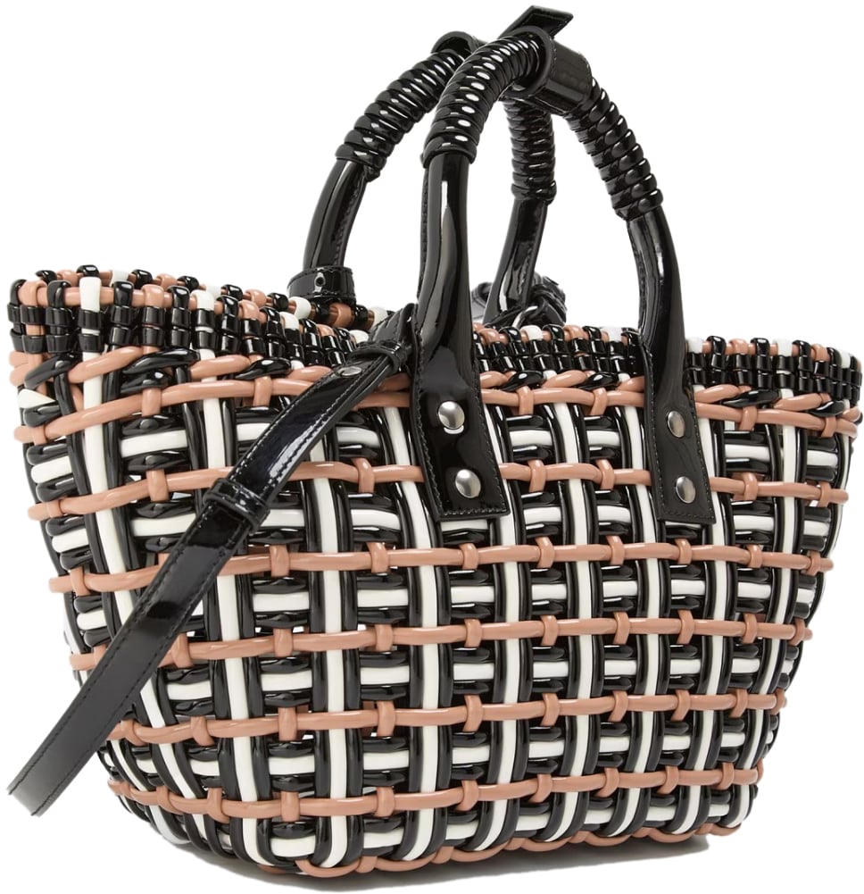 Balenciaga Bistro Basket Braided Tote Bag Divers