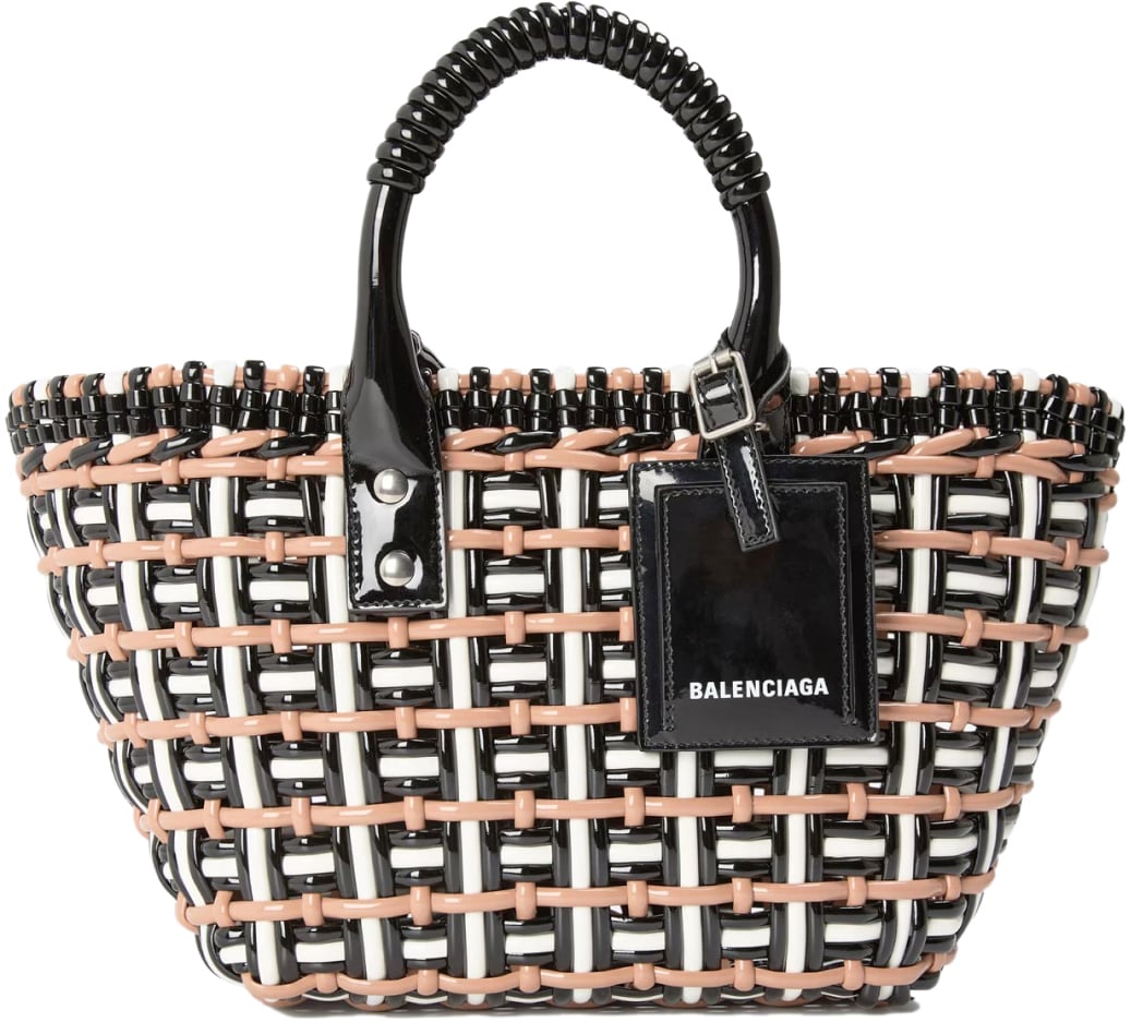 Balenciaga Bistro Basket Braided Tote Bag Divers