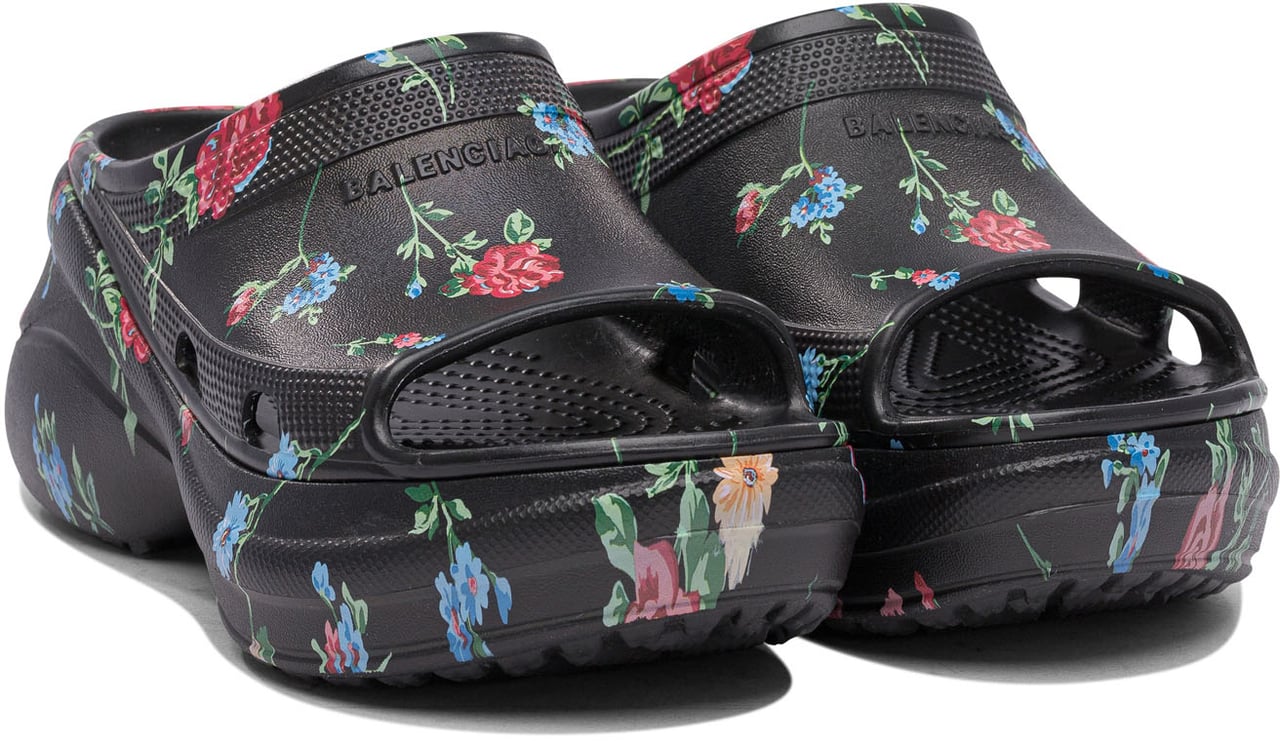 Balenciaga Slide "Pool Crocs™" Zwart