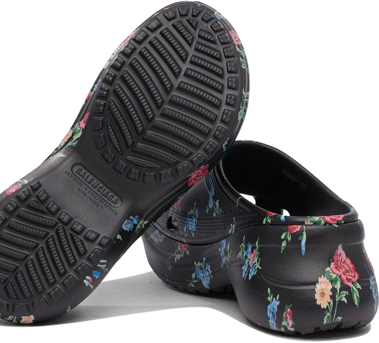 Balenciaga Slide "Pool Crocs™" Zwart