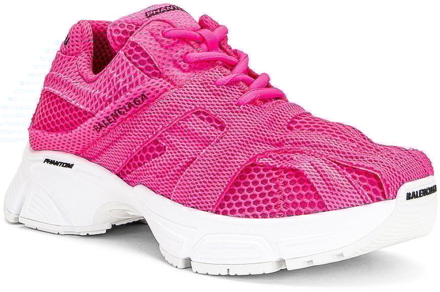 Balenciaga Phantom Logo Sneakers Roze