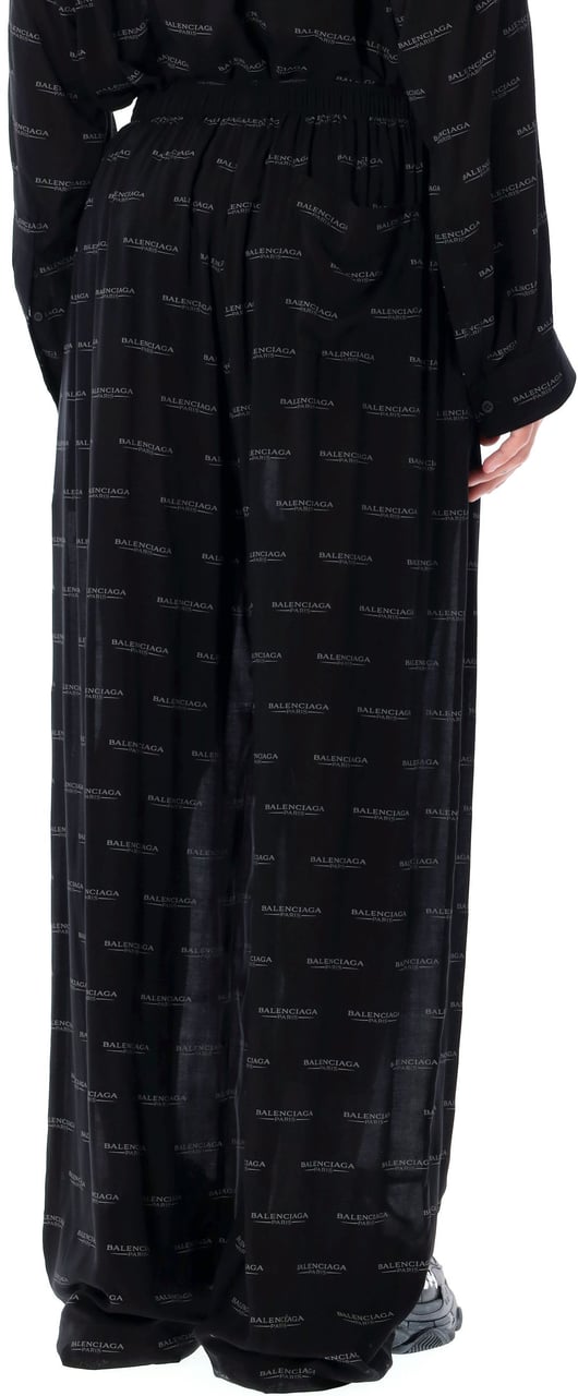Balenciaga Logo pyjama pants Zwart