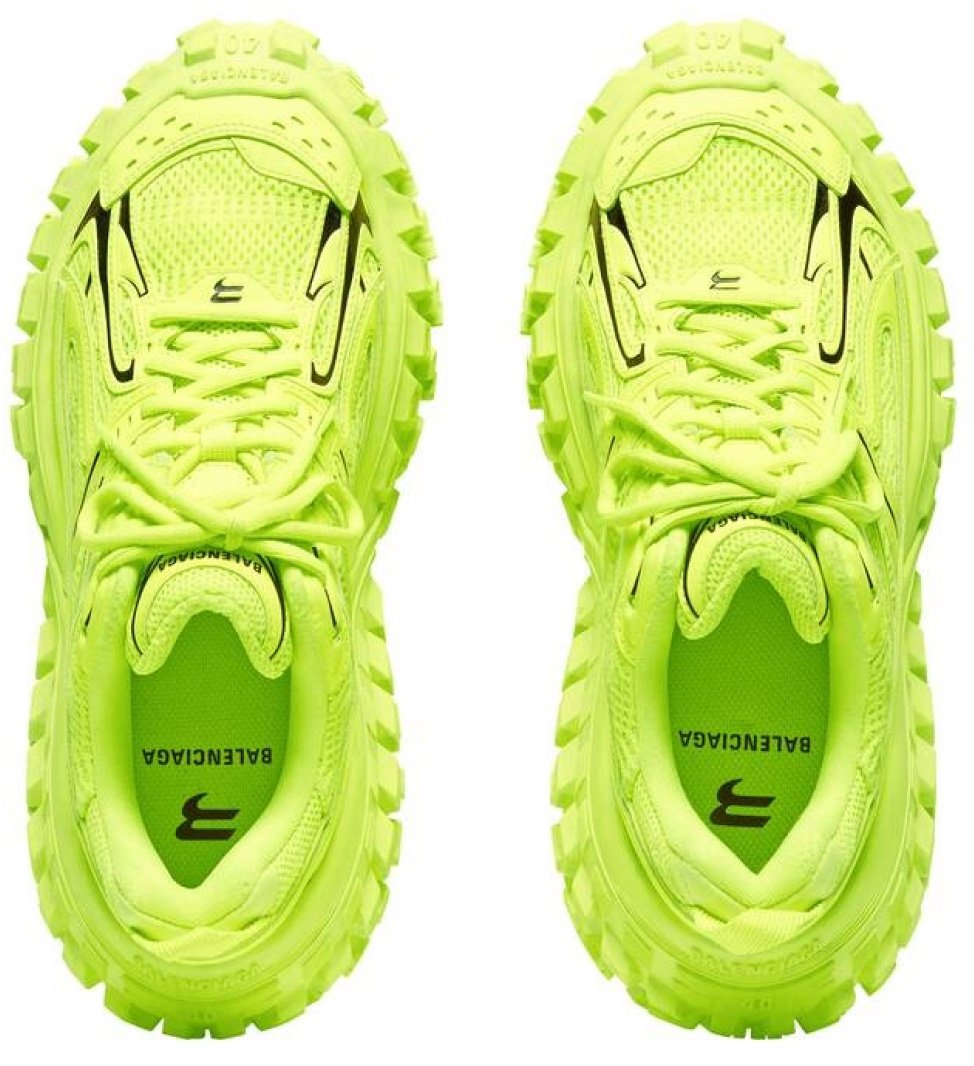 Balenciaga Defender Bouncer Sneakers Geel