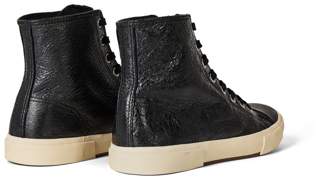 Balenciaga Paris Logo High-top Sneakers Zwart