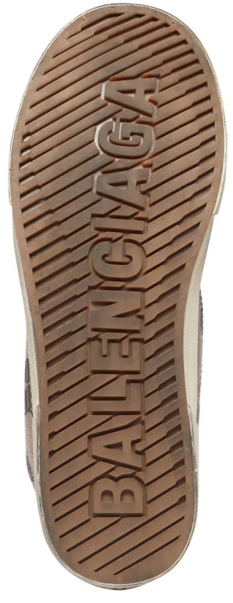 Balenciaga Paris Bb Monogram Logo Hi-top Sneakers Bruin