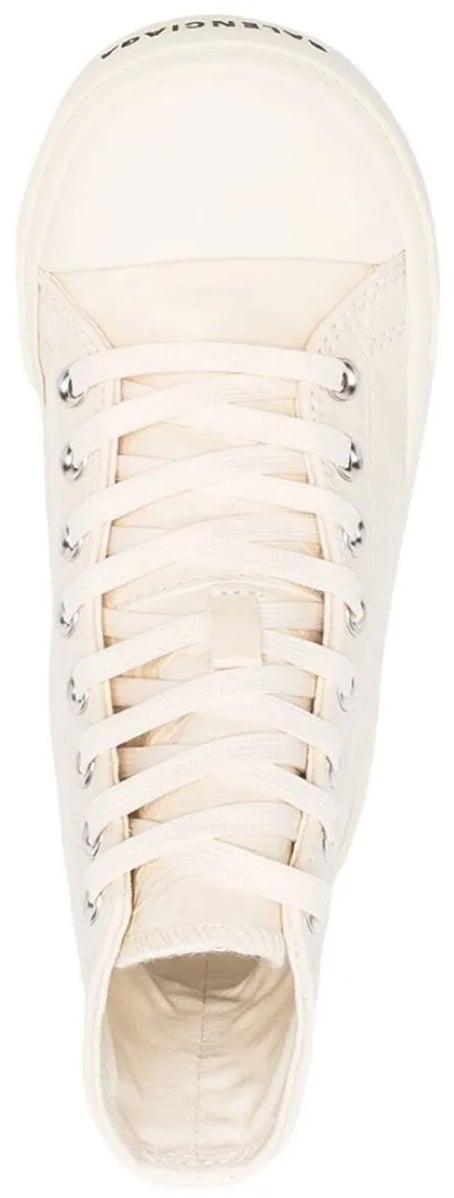 Balenciaga Paris Logo High-top Sneakers Wit