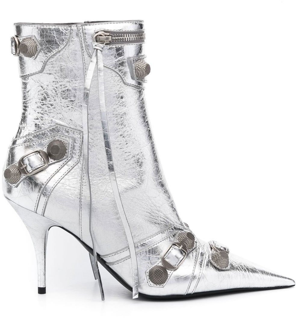 Balenciaga Boots Silver Zilver