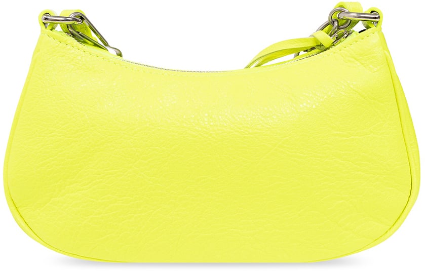 Balenciaga Le Cagole Mini Chain Shoulder Bag Geel