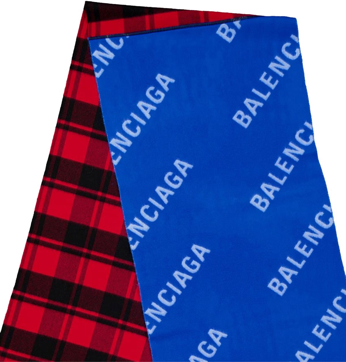 Balenciaga 50/50 Logo Scarf Divers