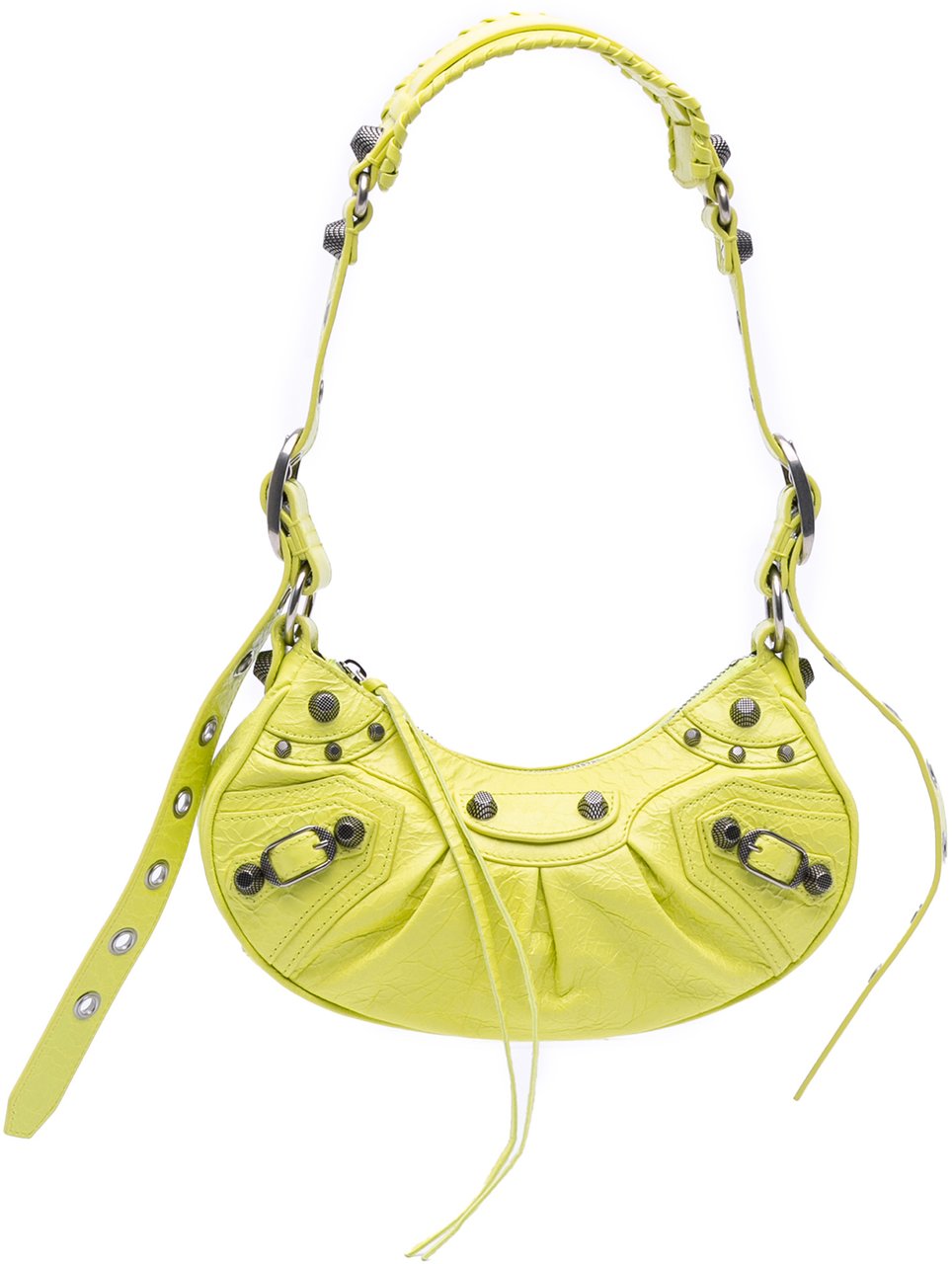Balenciaga Lambskin Motocross Le Cagole XS Geel