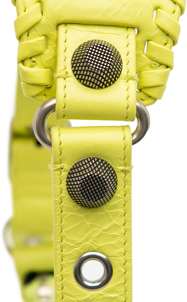 Balenciaga Lambskin Motocross Le Cagole XS Geel