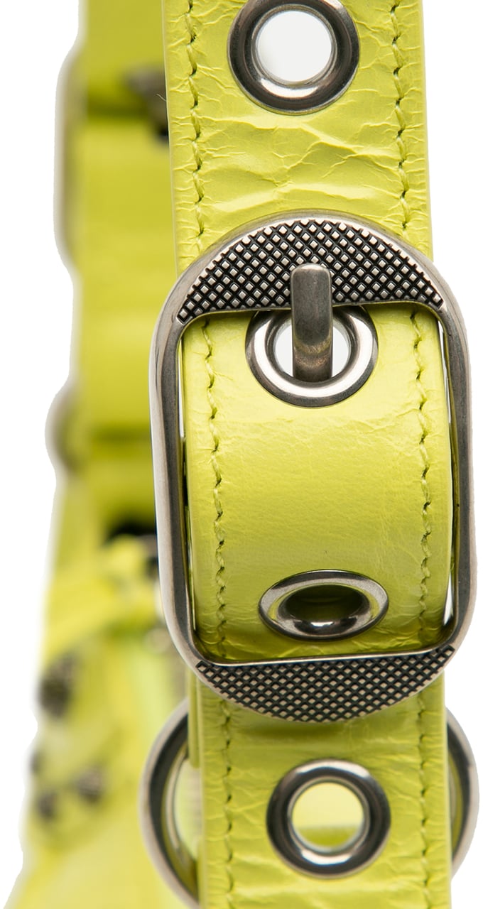Balenciaga Lambskin Motocross Le Cagole XS Geel