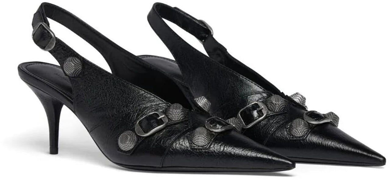 Balenciaga Balenciaga Cagole Slingback Pumps Zwart