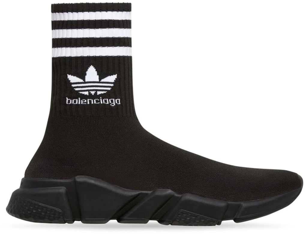 Balenciaga X Adidas Speed Sneakers Zwart