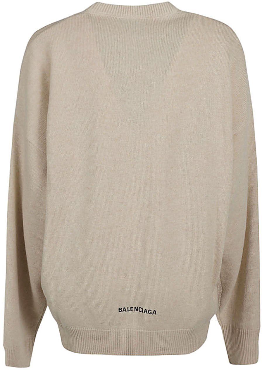 Balenciaga Sweaters Beige Beige