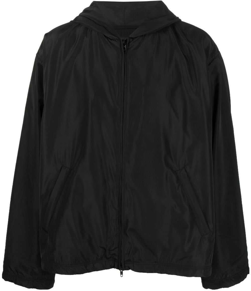 Balenciaga Coats Black Zwart