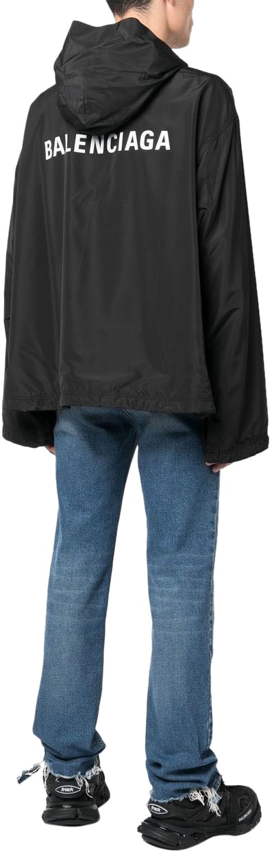 Balenciaga Coats Black Zwart