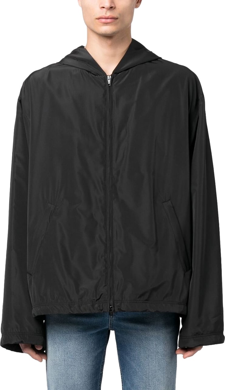 Balenciaga Coats Black Zwart