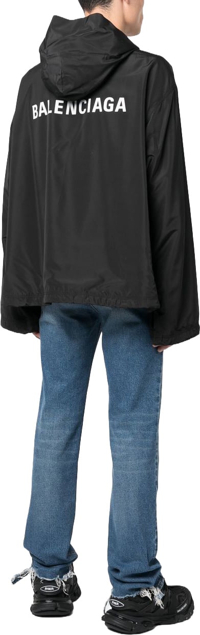 Balenciaga Coats Black Zwart