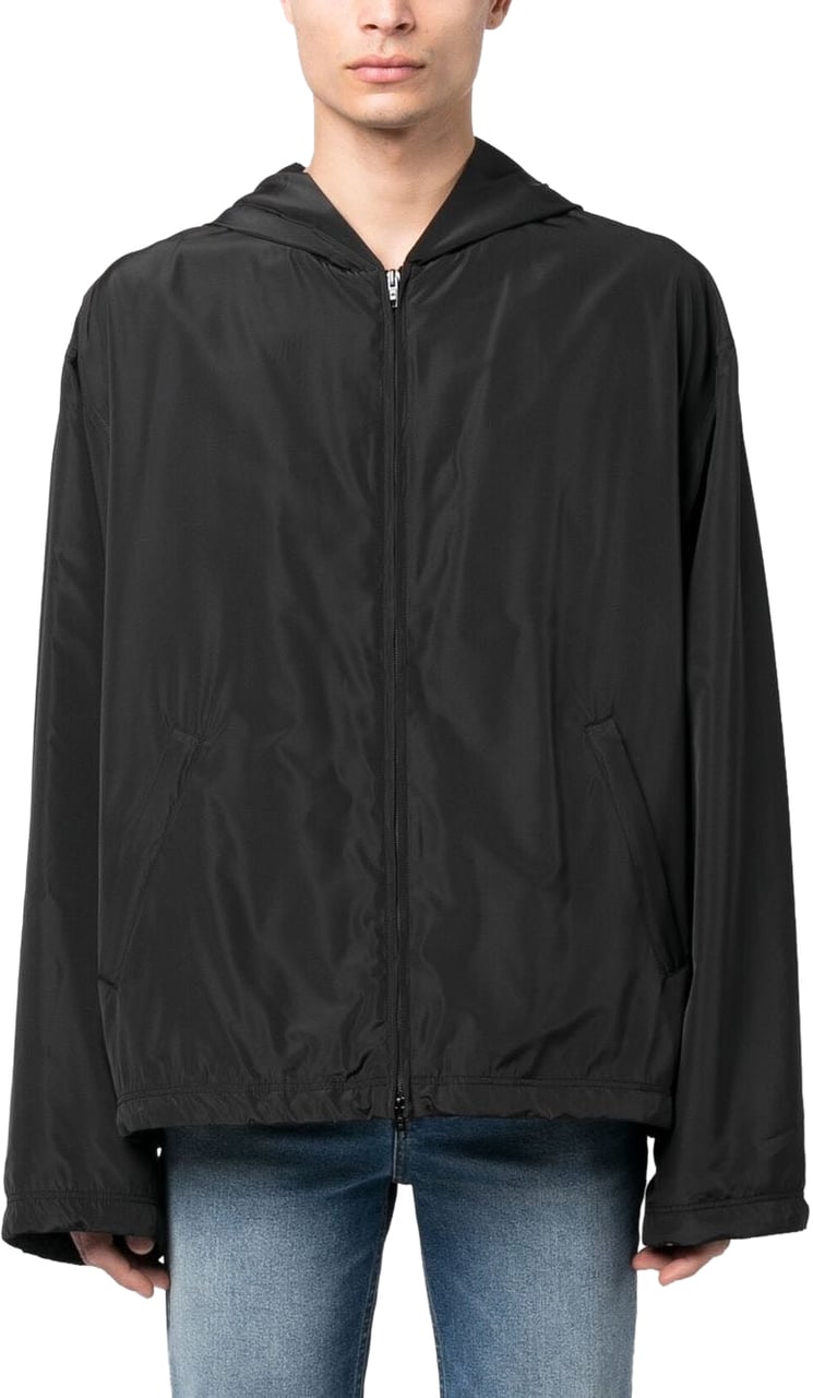 Balenciaga Coats Black Zwart