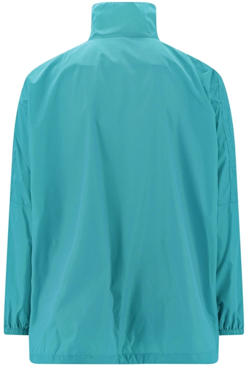 Balenciaga Balenciaga Windbreaker Logo Jacket Groen