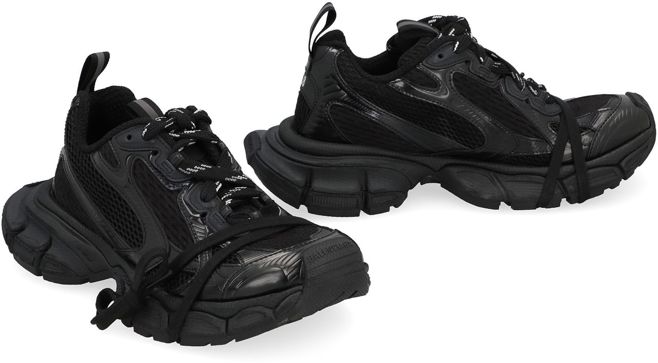 Balenciaga 3XL Fabric low-top sneakers Zwart