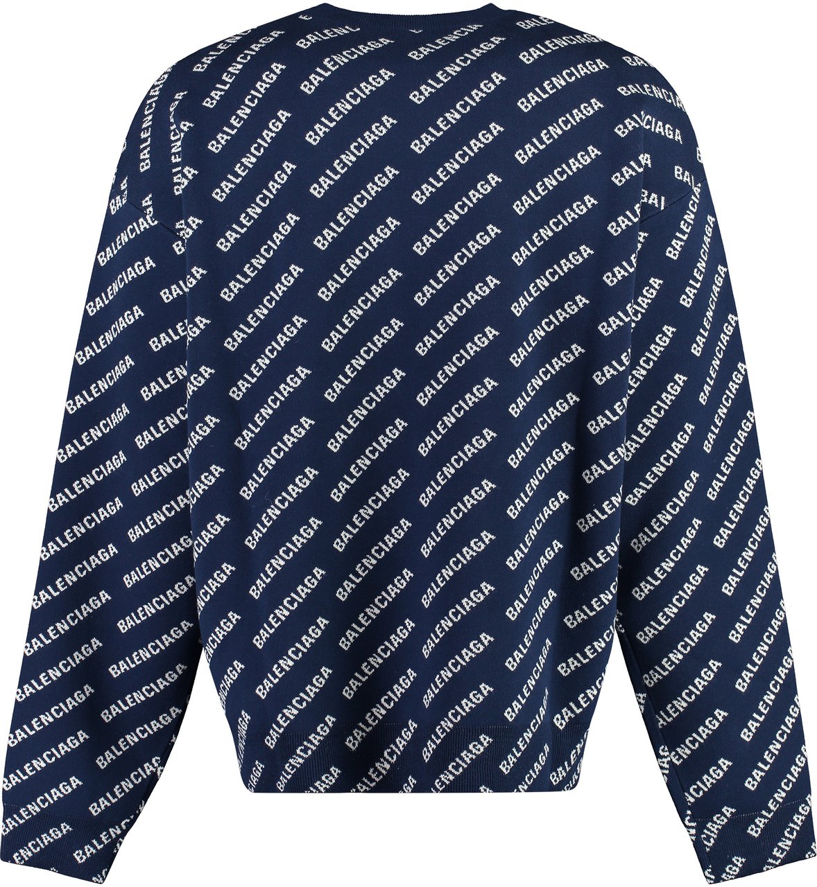 Balenciaga Long sleeve crew-neck sweater Wit