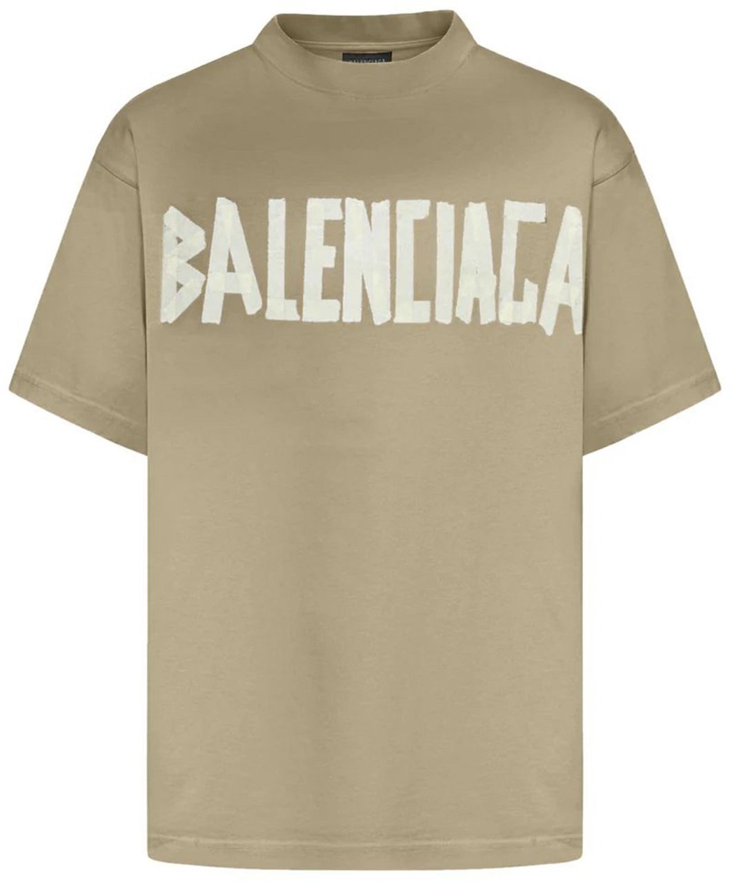 Balenciaga Medium Fit T-shirt Groen