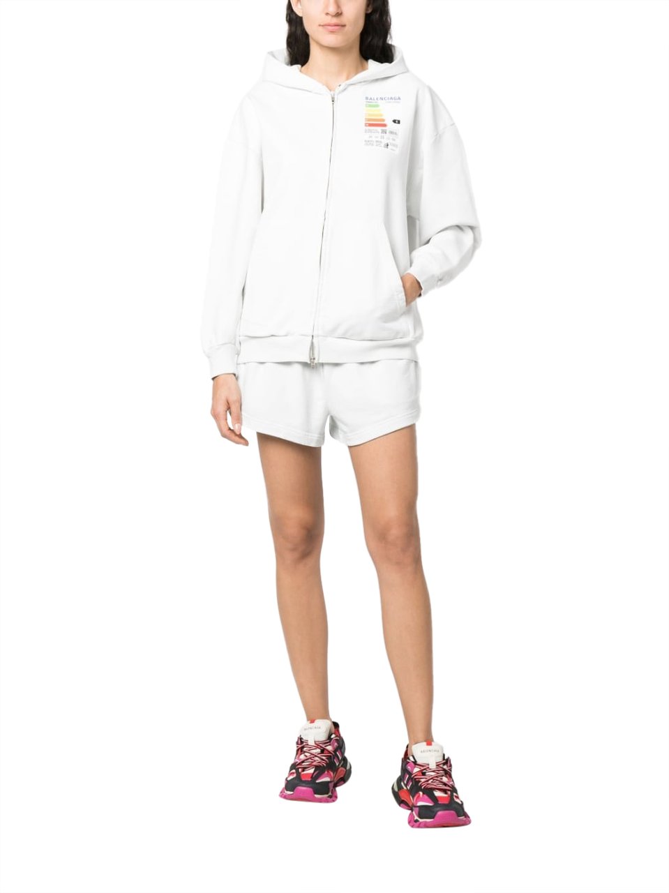 Balenciaga Shorts White Wit