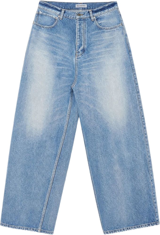 Balenciaga Jeans Navy Blauw