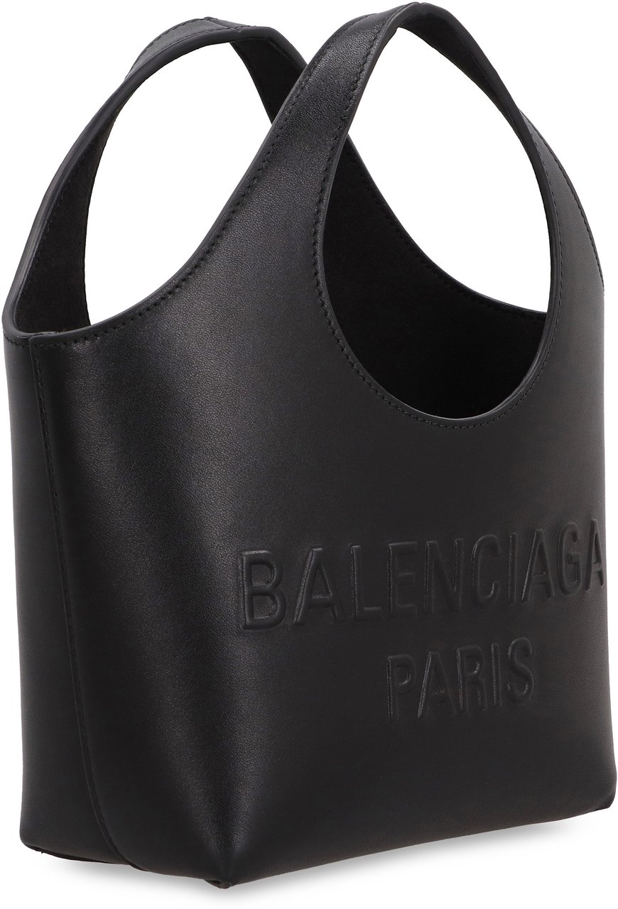 Balenciaga Mary-Kate XS leather tote Zwart