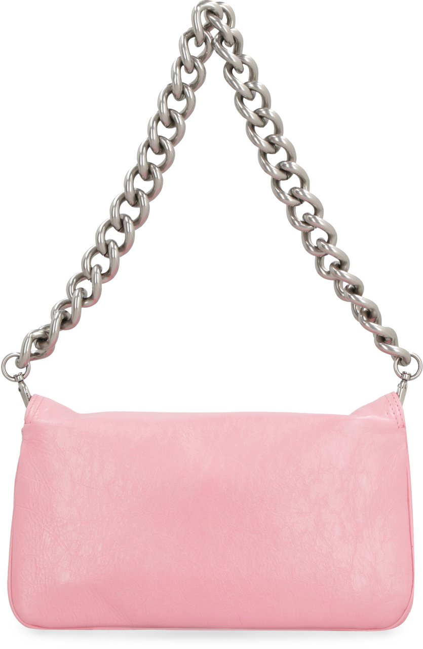 Balenciaga Flap BB Soft leather crossbody bag Roze