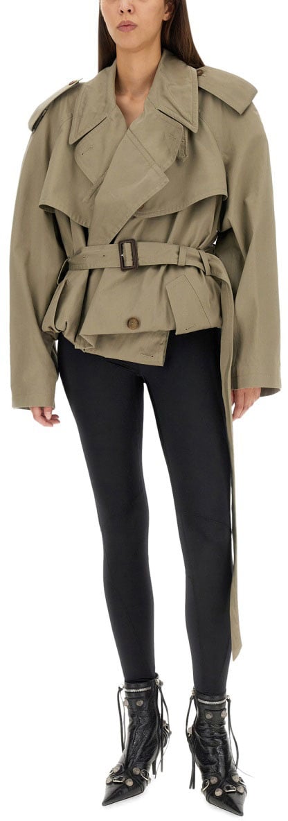 Balenciaga Sporty B Activewear Leggings with Elastic Waistband Zwart