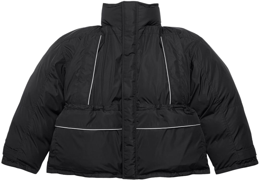 Balenciaga Coats Black Zwart