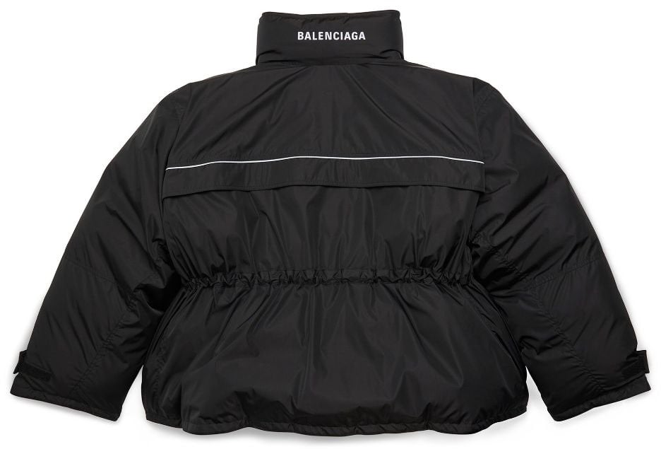 Balenciaga Coats Black Zwart